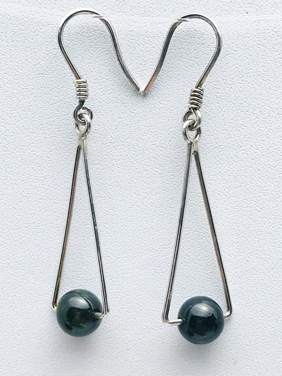 Black tourmaline earrings for girls black tourmaline dangle earrings raw black tourmaline earrings