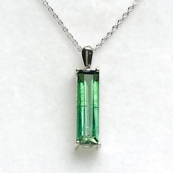 Certified green tourmaline