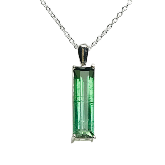 Certified green tourmaline