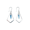 Crystal aquamarine earrings for girls aquamarine dangle earrings raw aquamarine earrings