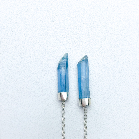 Crystal aquamarine earrings for girls aquamarine dangle earrings raw aquamarine earrings