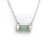 Green tourmaline necklace for girls