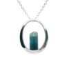 indicolite tourmaline pendant