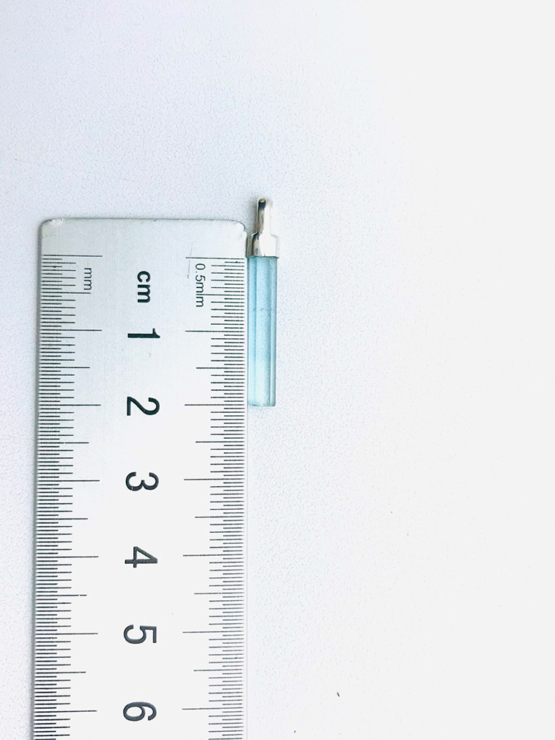 Aquamarine crystal pendant necklace for girls Exquisite and high quality well-made aquamarine pendant