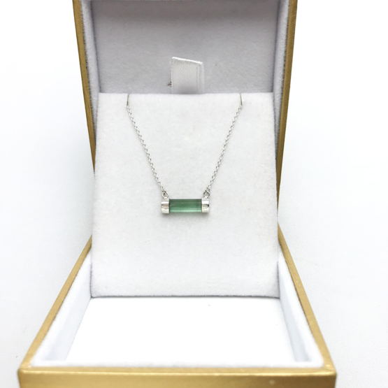 green tourmaline necklace