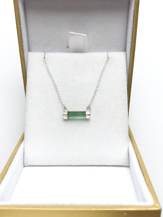 green tourmaline necklace