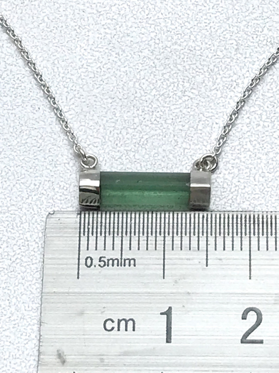 green tourmaline necklace