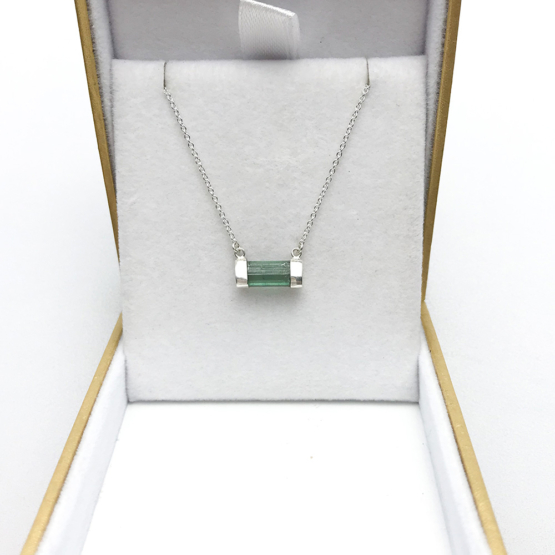 green tourmaline necklace|