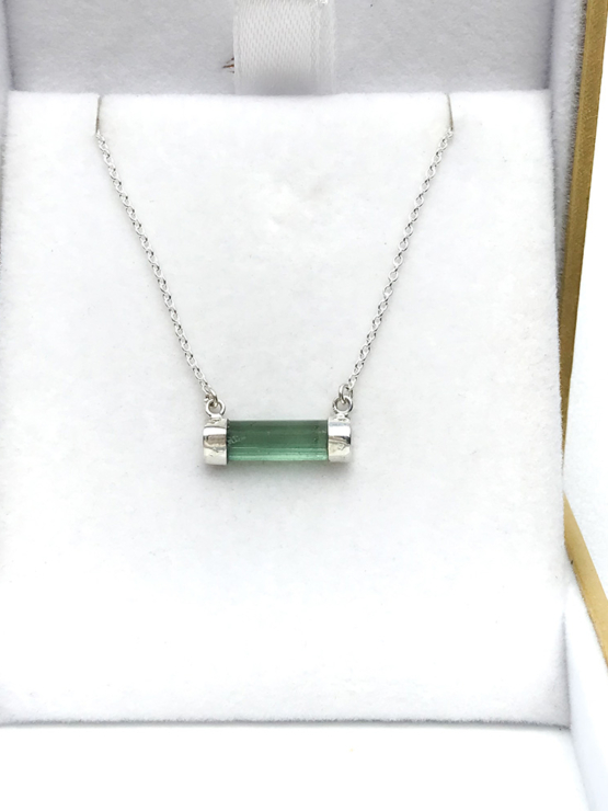 green tourmaline necklace