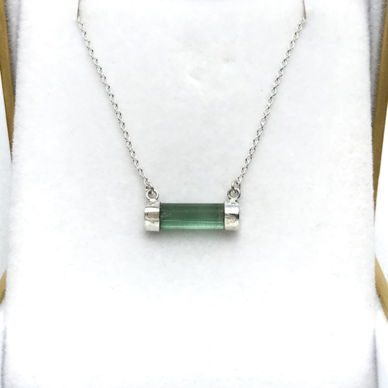 green tourmaline necklace