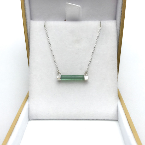 green tourmaline necklace