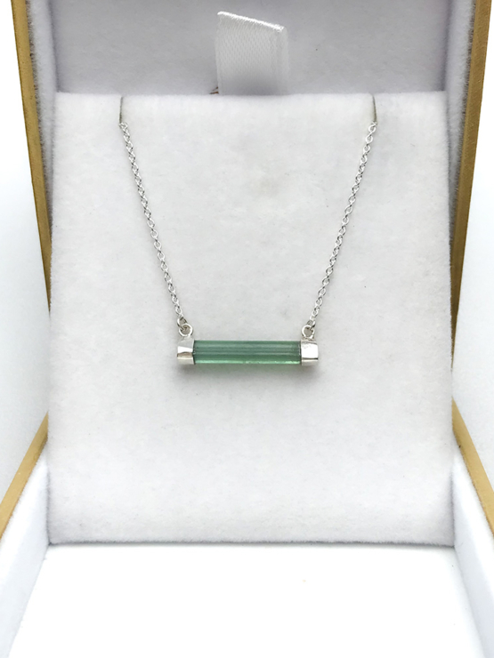 green tourmaline necklace