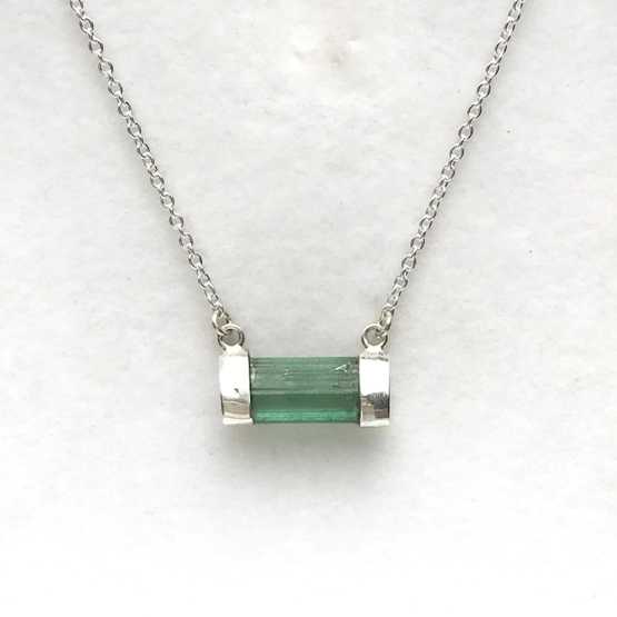 green tourmaline necklace|