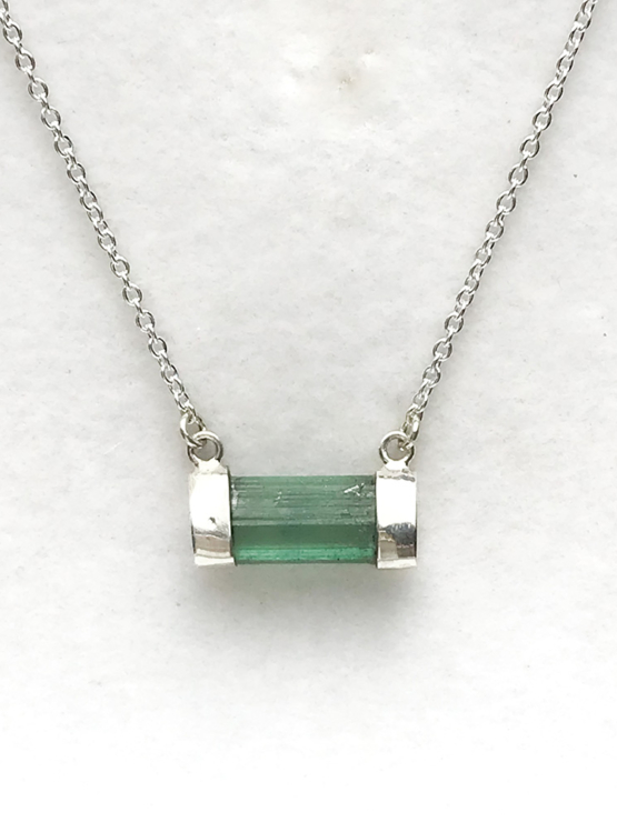 green tourmaline necklace|