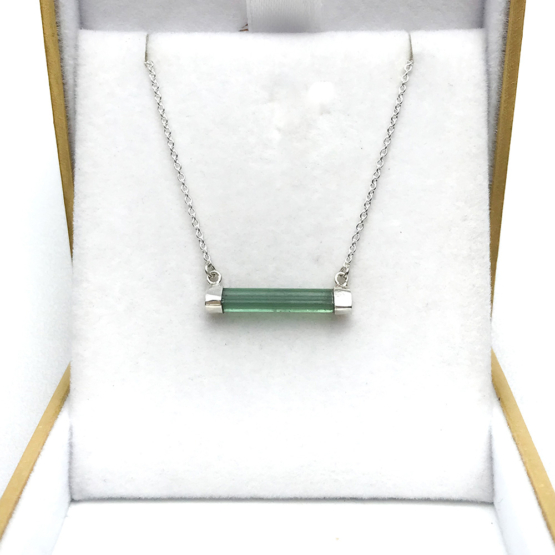 green tourmaline necklace