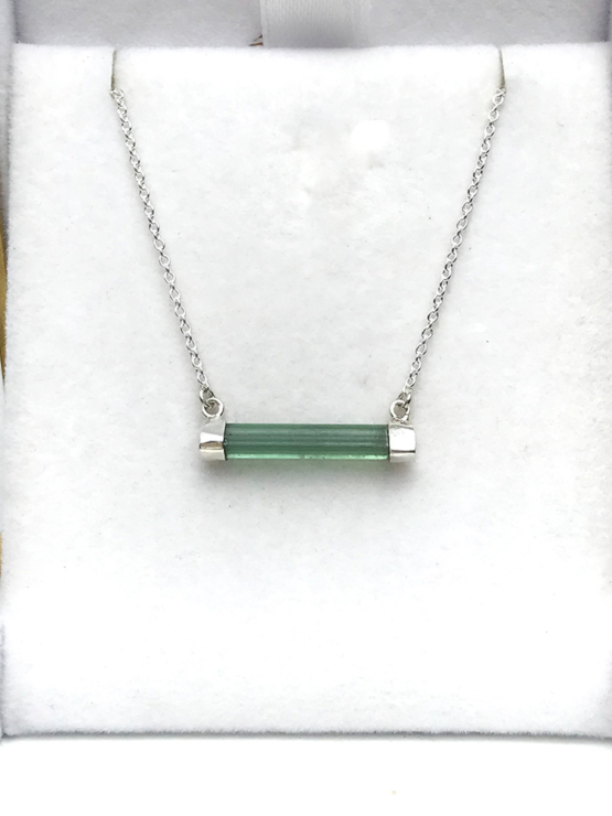 green tourmaline necklace