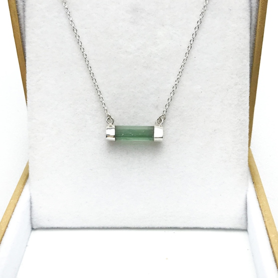 green tourmaline necklace