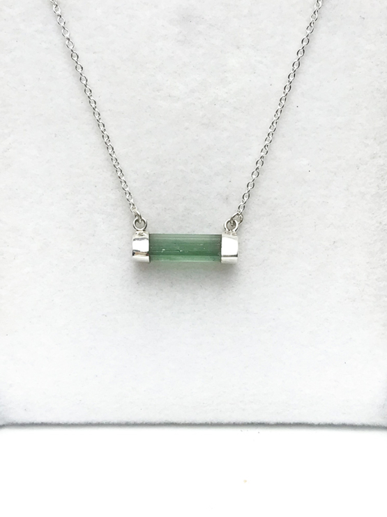 green tourmaline necklace