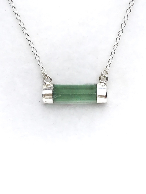 green tourmaline necklace