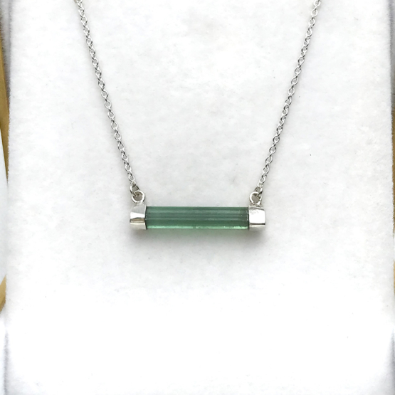 green tourmaline necklace