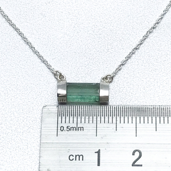 green tourmaline necklace|