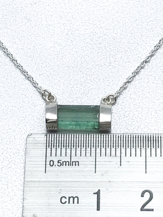 green tourmaline necklace|