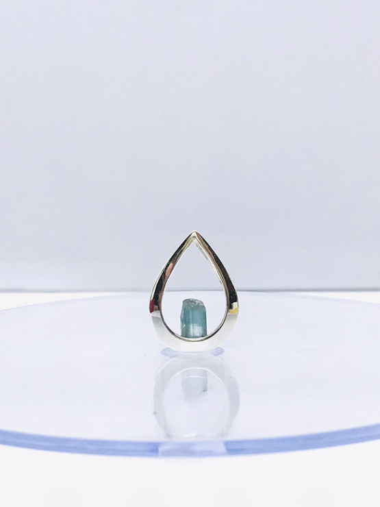 Indicolite tourmaline pendant