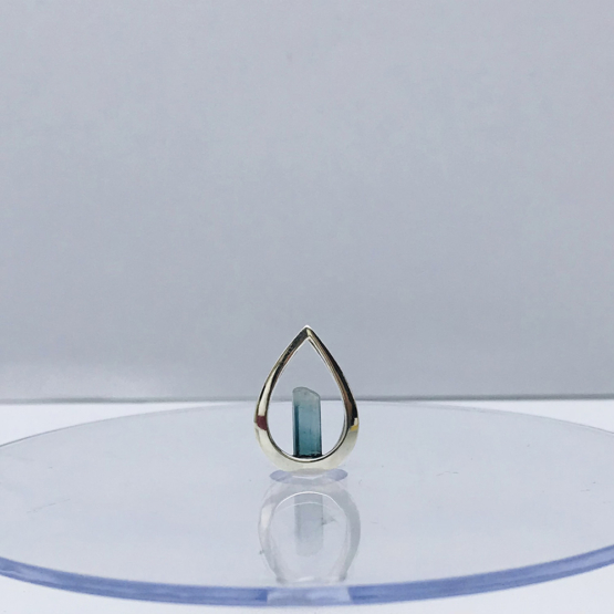 indicolite tourmaline pendant