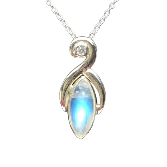 moonstone pendant necklace for her