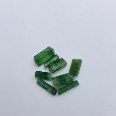 Green tourmaline crystal from Vietnam