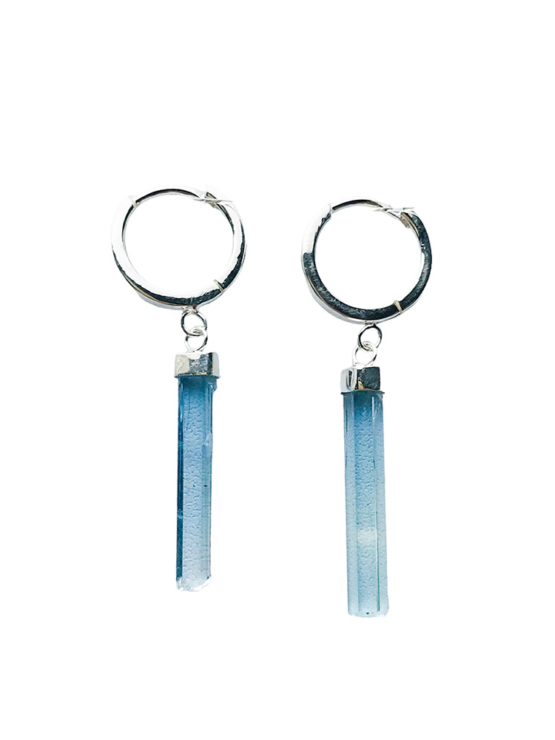 Aquamarine drop earrings