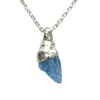 raw Aquamarine pendant for men