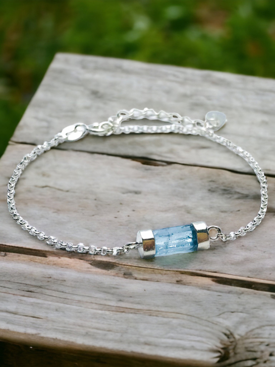 Aquamarine bracelet