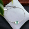 Green tourmaline bracelet for girls- green tourmaline crystal bracelet