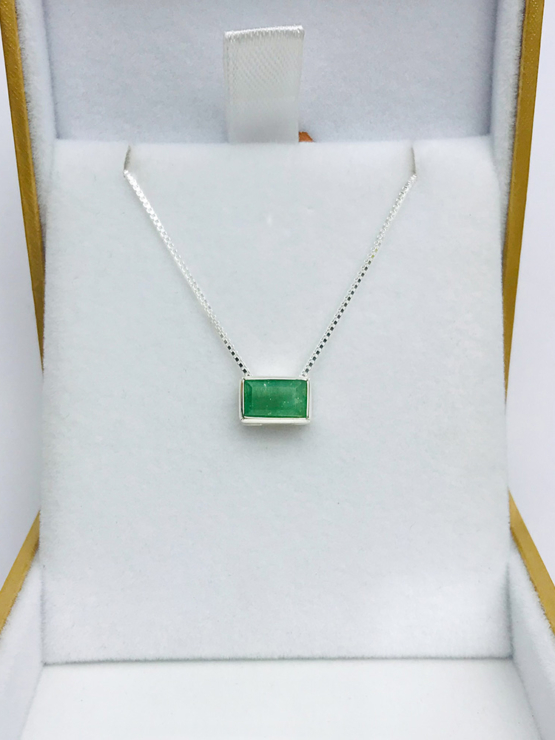 green tourmaline pendant for women-Fine green tourmaline pendant-Faceted green tourmaline pendant