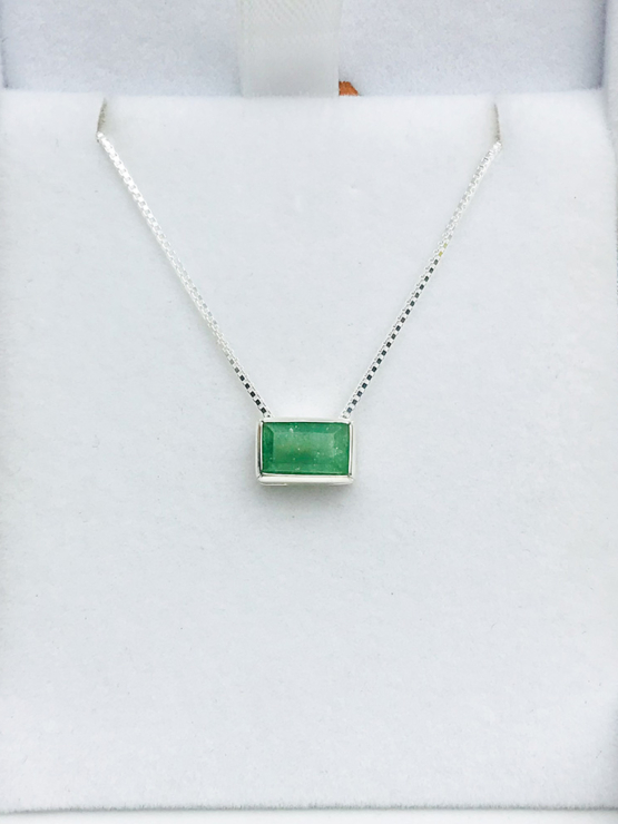 green tourmaline pendant for women-Fine green tourmaline pendant-Faceted green tourmaline pendant