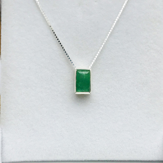 green tourmaline pendant for women-Fine green tourmaline pendant-Faceted green tourmaline pendant