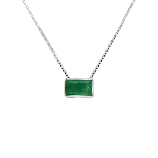 green tourmaline pendant for women-Fine green tourmaline pendant-Faceted green tourmaline pendant