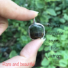 Bicolor tourmaline pendant necklace for girls
