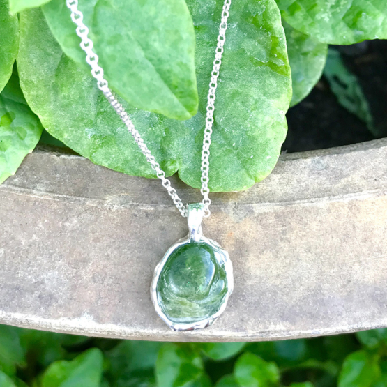 green tourmaline pendant