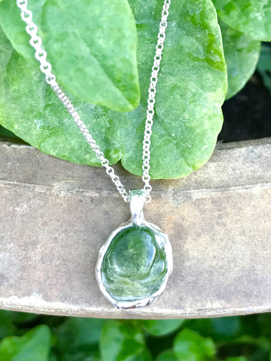 green tourmaline pendant