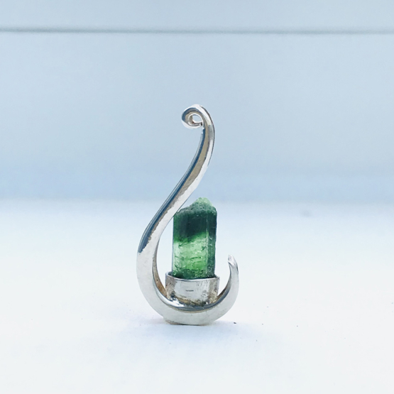 green tourmaline pendant for women