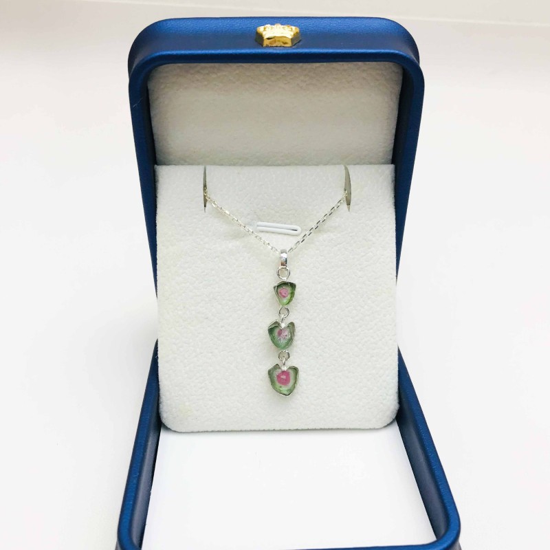 Combined watermelon tourmaline pendant sterling silver watermelon tourmaline pendant Combined watermelon tourmaline pendant sterling silver watermelon tourmaline pendant