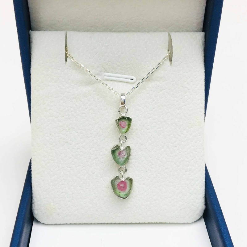 Combined watermelon tourmaline pendant sterling silver watermelon tourmaline pendant Combined watermelon tourmaline pendant sterling silver watermelon tourmaline pendant
