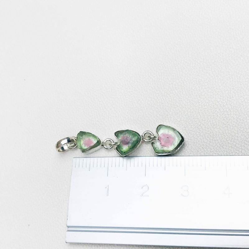 Combined watermelon tourmaline pendant sterling silver watermelon tourmaline pendant Combined watermelon tourmaline pendant sterling silver watermelon tourmaline pendant