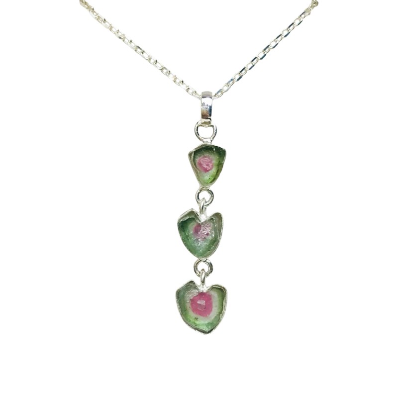 Combined watermelon tourmaline pendant sterling silver watermelon tourmaline pendant Combined watermelon tourmaline pendant sterling silver watermelon tourmaline pendant