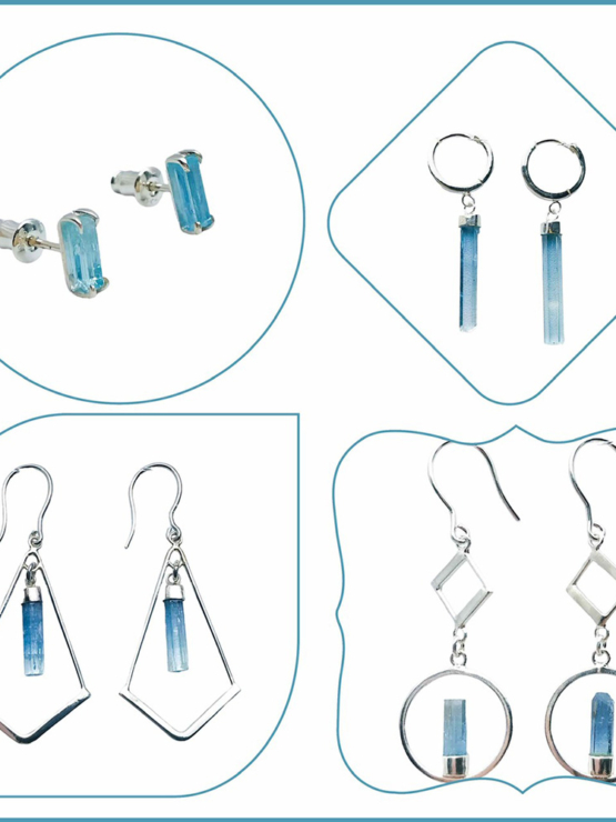 Aquamarine earrings