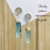 Aquamarine drop earrings