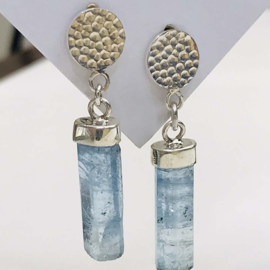 Aquamarine drop earrings