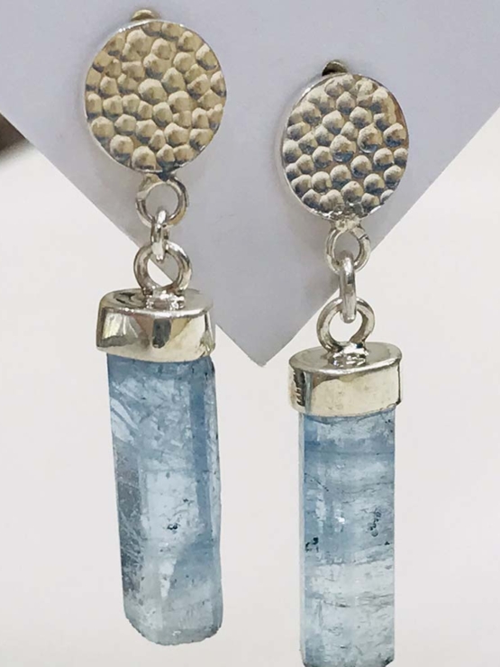 Aquamarine drop earrings